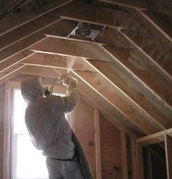 Eugene OR attic spray foam insulation